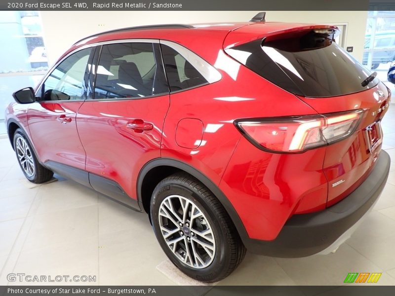 Rapid Red Metallic / Sandstone 2020 Ford Escape SEL 4WD
