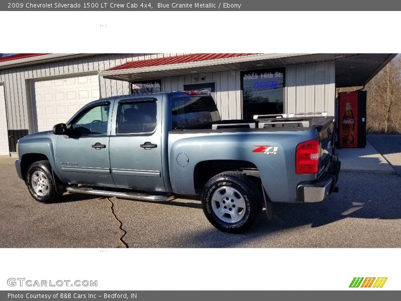 Blue Granite Metallic / Ebony 2009 Chevrolet Silverado 1500 LT Crew Cab 4x4