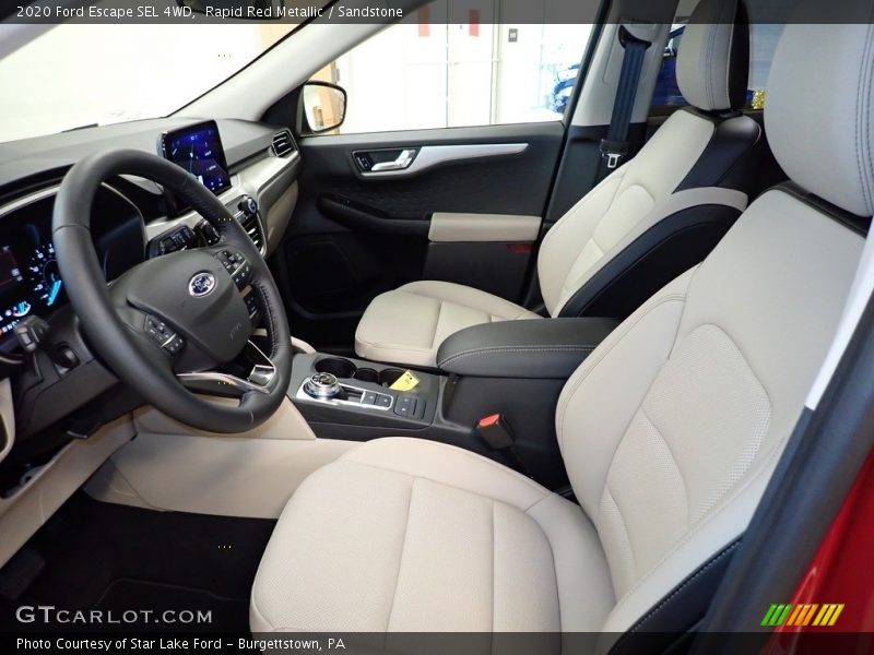 Rapid Red Metallic / Sandstone 2020 Ford Escape SEL 4WD