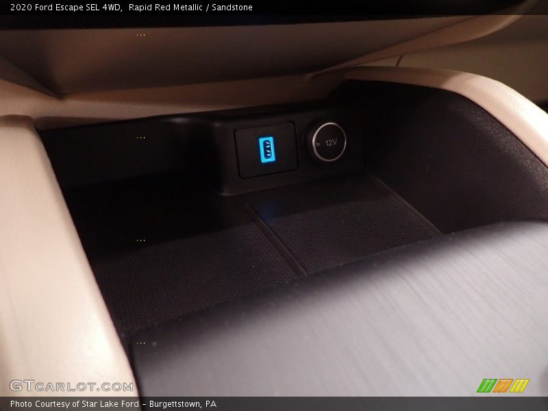 Rapid Red Metallic / Sandstone 2020 Ford Escape SEL 4WD