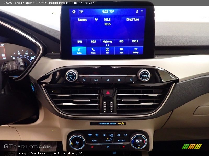 Rapid Red Metallic / Sandstone 2020 Ford Escape SEL 4WD