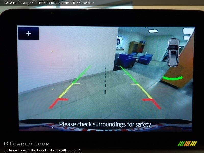 Rapid Red Metallic / Sandstone 2020 Ford Escape SEL 4WD