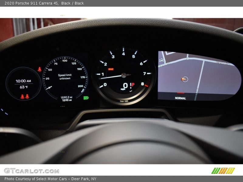 Black / Black 2020 Porsche 911 Carrera 4S