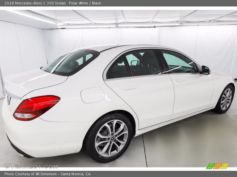 Polar White / Black 2018 Mercedes-Benz C 300 Sedan