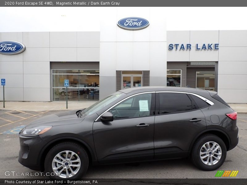 Magnetic Metallic / Dark Earth Gray 2020 Ford Escape SE 4WD