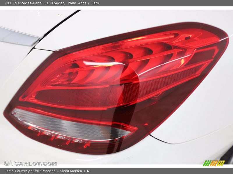 Polar White / Black 2018 Mercedes-Benz C 300 Sedan