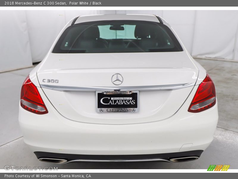 Polar White / Black 2018 Mercedes-Benz C 300 Sedan