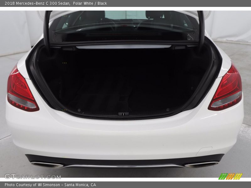 Polar White / Black 2018 Mercedes-Benz C 300 Sedan