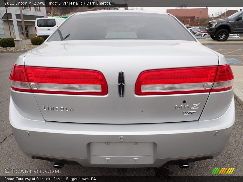 Ingot Silver Metallic / Dark Charcoal 2011 Lincoln MKZ AWD