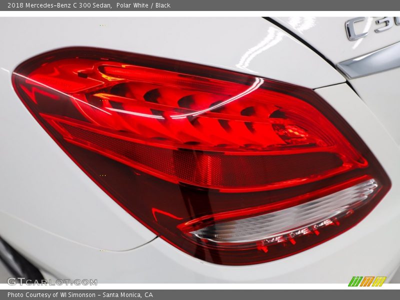Polar White / Black 2018 Mercedes-Benz C 300 Sedan