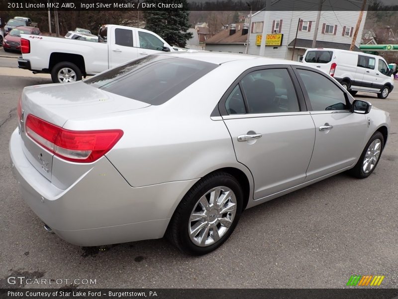 Ingot Silver Metallic / Dark Charcoal 2011 Lincoln MKZ AWD