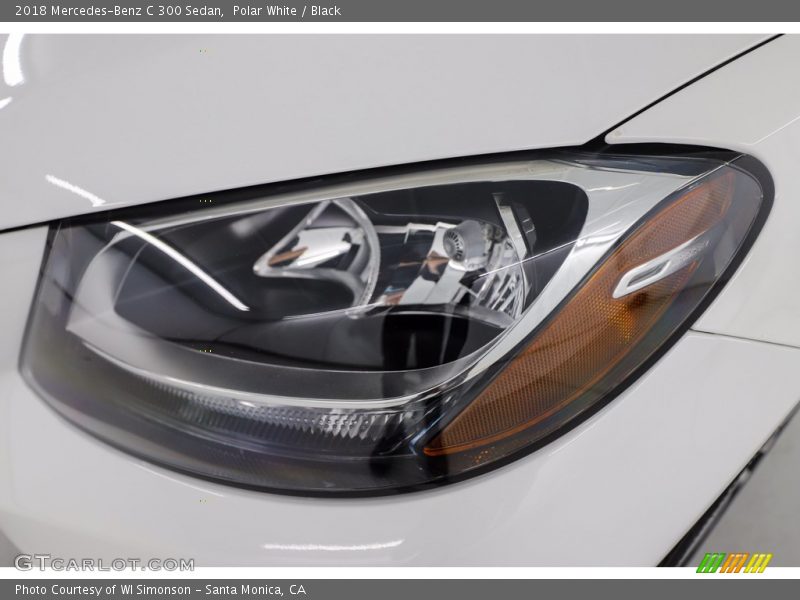 Polar White / Black 2018 Mercedes-Benz C 300 Sedan