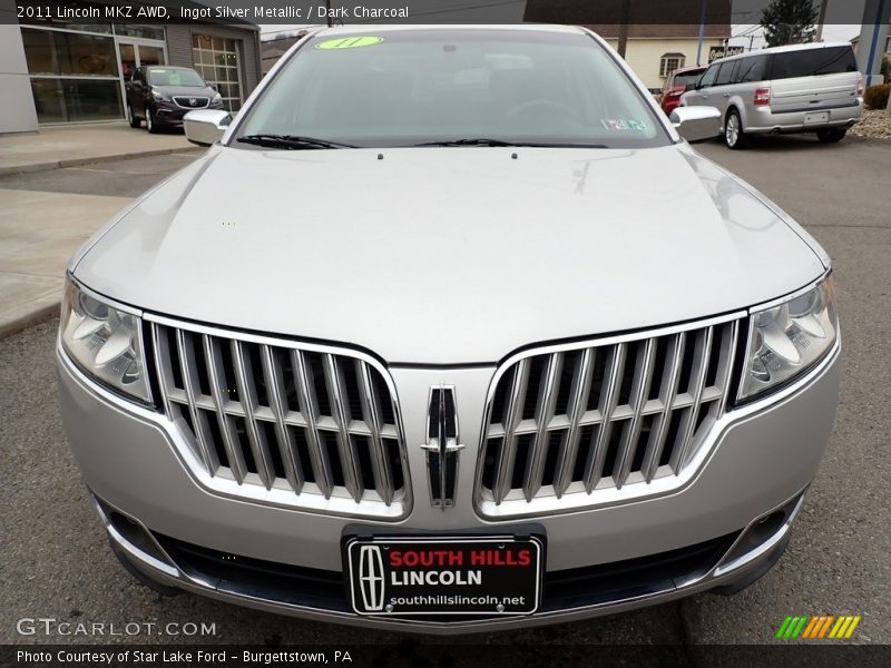 Ingot Silver Metallic / Dark Charcoal 2011 Lincoln MKZ AWD