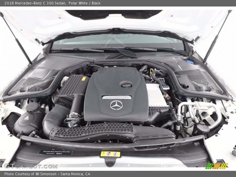 Polar White / Black 2018 Mercedes-Benz C 300 Sedan