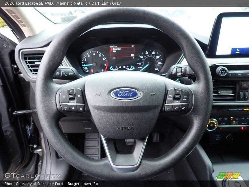 Magnetic Metallic / Dark Earth Gray 2020 Ford Escape SE 4WD