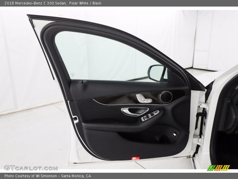Polar White / Black 2018 Mercedes-Benz C 300 Sedan