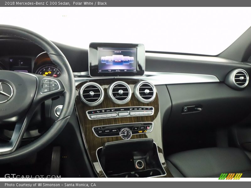 Polar White / Black 2018 Mercedes-Benz C 300 Sedan