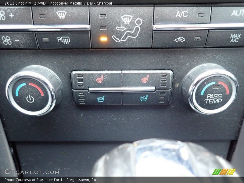 Ingot Silver Metallic / Dark Charcoal 2011 Lincoln MKZ AWD