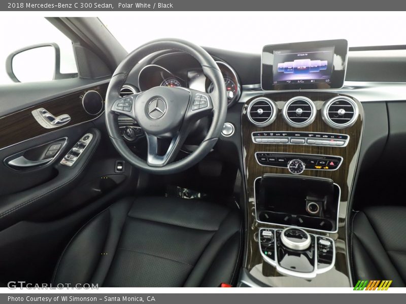 Polar White / Black 2018 Mercedes-Benz C 300 Sedan