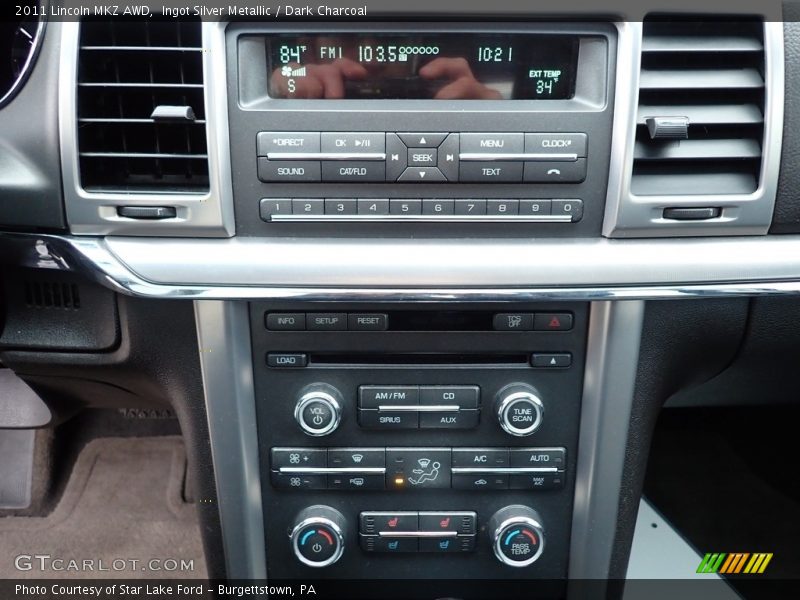 Ingot Silver Metallic / Dark Charcoal 2011 Lincoln MKZ AWD