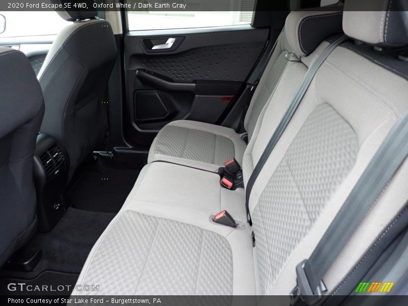 Oxford White / Dark Earth Gray 2020 Ford Escape SE 4WD