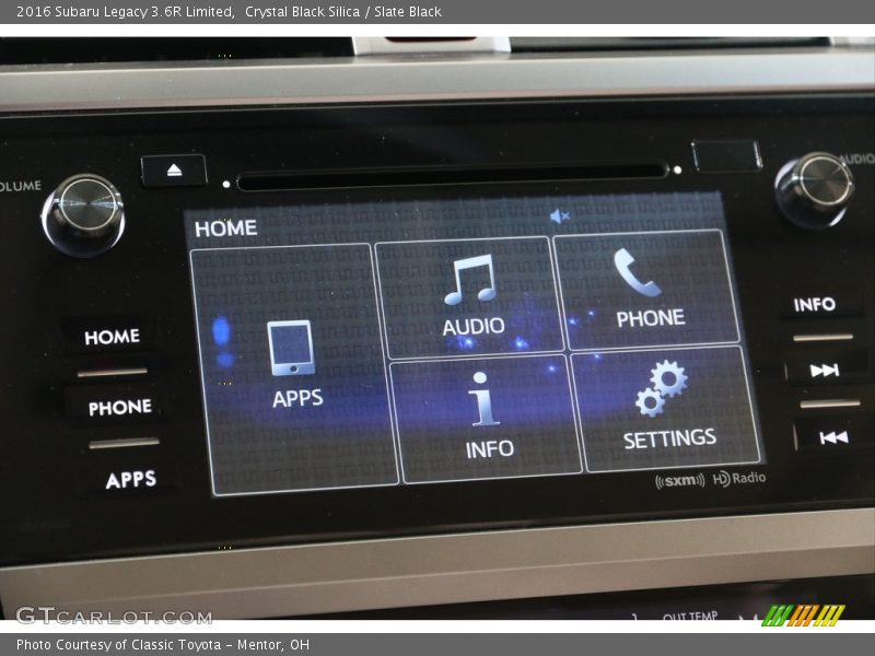 Crystal Black Silica / Slate Black 2016 Subaru Legacy 3.6R Limited