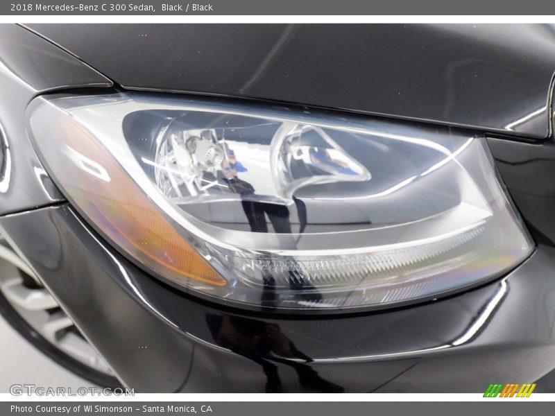 Black / Black 2018 Mercedes-Benz C 300 Sedan