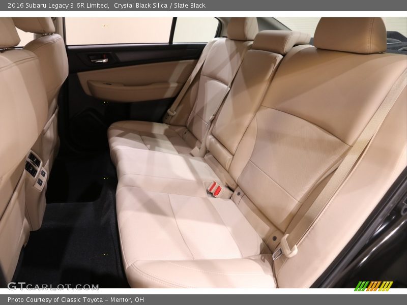Rear Seat of 2016 Legacy 3.6R Limited