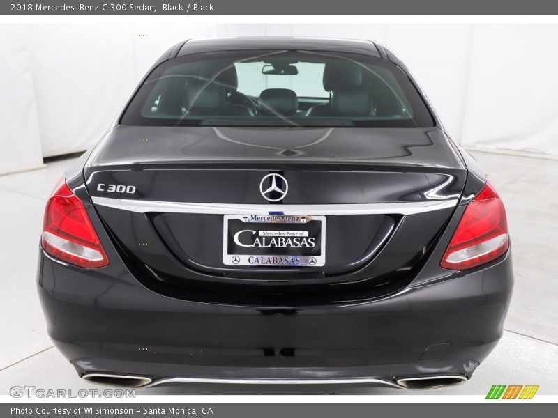Black / Black 2018 Mercedes-Benz C 300 Sedan