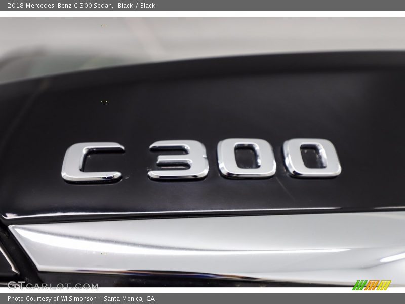 Black / Black 2018 Mercedes-Benz C 300 Sedan