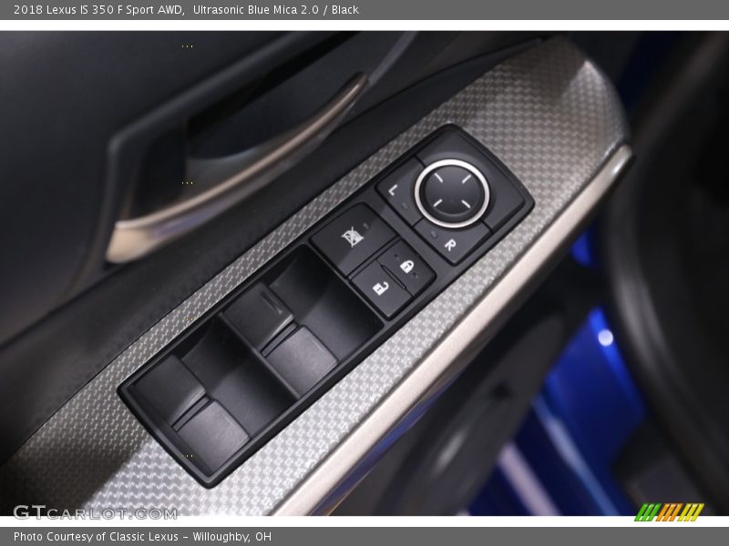 Ultrasonic Blue Mica 2.0 / Black 2018 Lexus IS 350 F Sport AWD