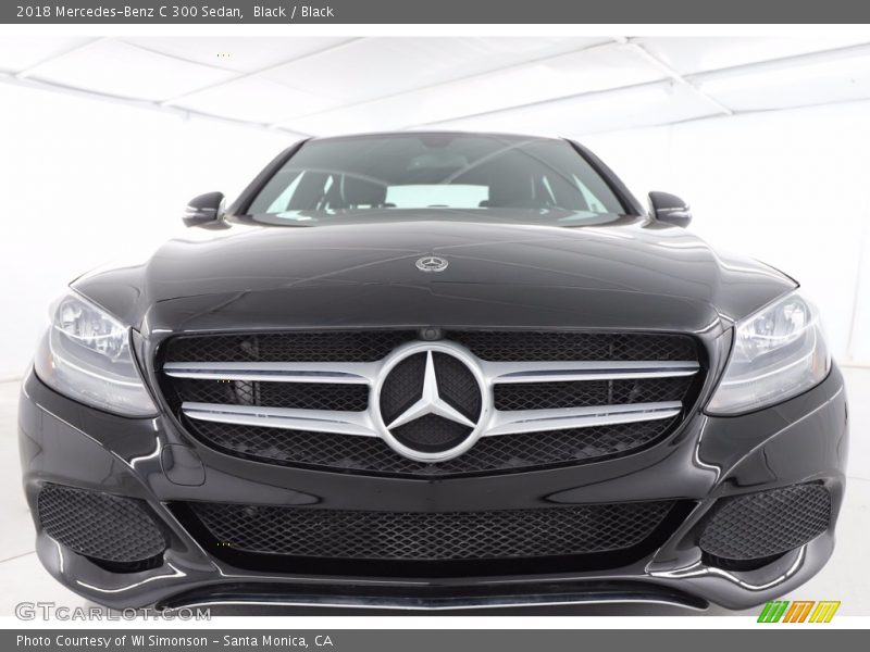 Black / Black 2018 Mercedes-Benz C 300 Sedan