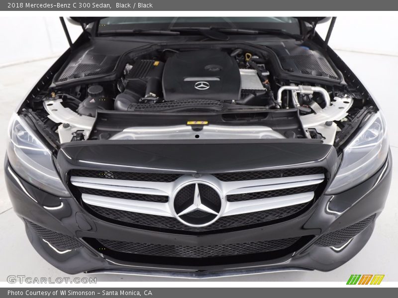 Black / Black 2018 Mercedes-Benz C 300 Sedan