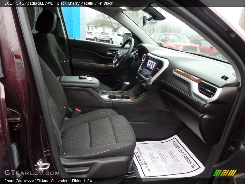 Black Cherry Metallic / Jet Black 2017 GMC Acadia SLE AWD