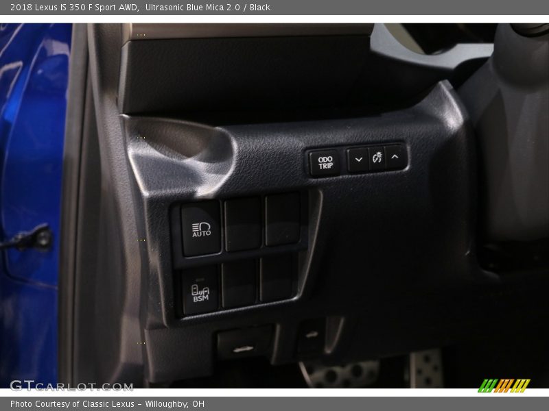 Ultrasonic Blue Mica 2.0 / Black 2018 Lexus IS 350 F Sport AWD