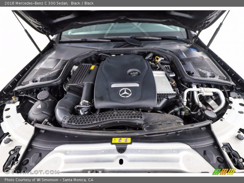 Black / Black 2018 Mercedes-Benz C 300 Sedan