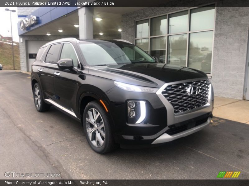 Becketts Black / Beige 2021 Hyundai Palisade Limited AWD