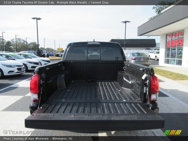 Midnight Black Metallic / Cement Gray 2019 Toyota Tacoma SR Double Cab