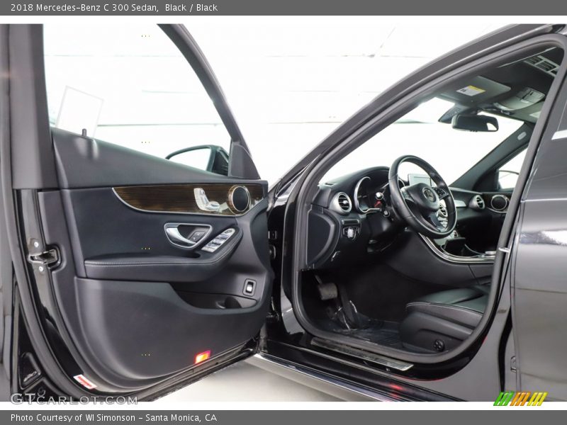 Black / Black 2018 Mercedes-Benz C 300 Sedan