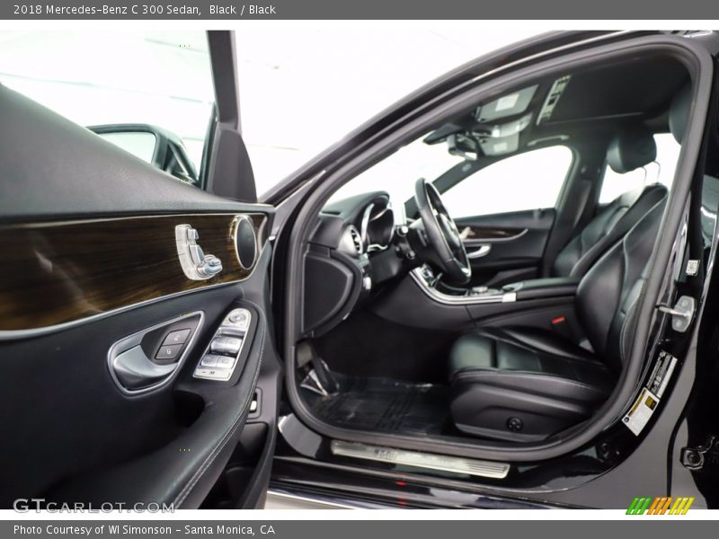 Black / Black 2018 Mercedes-Benz C 300 Sedan