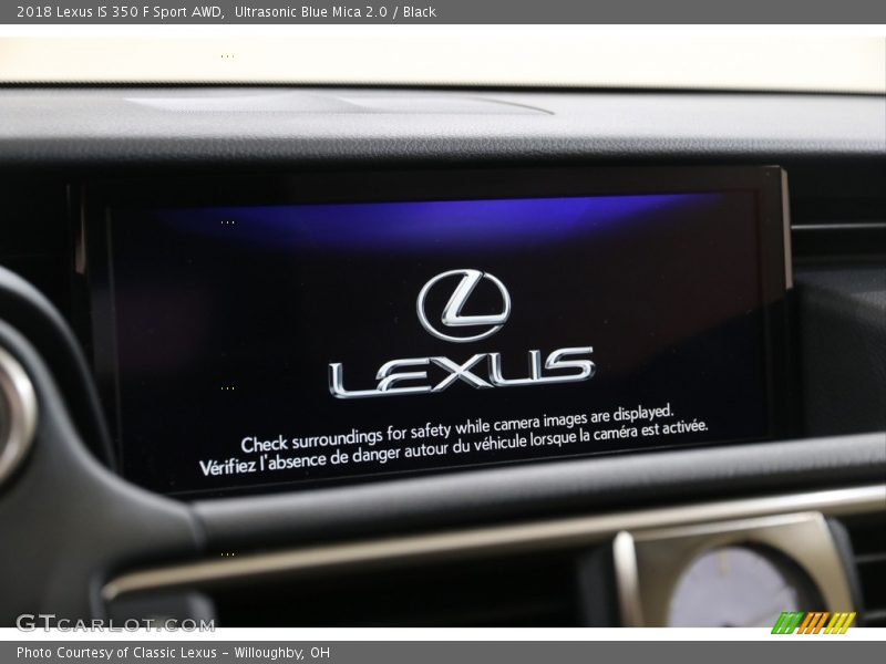 Ultrasonic Blue Mica 2.0 / Black 2018 Lexus IS 350 F Sport AWD