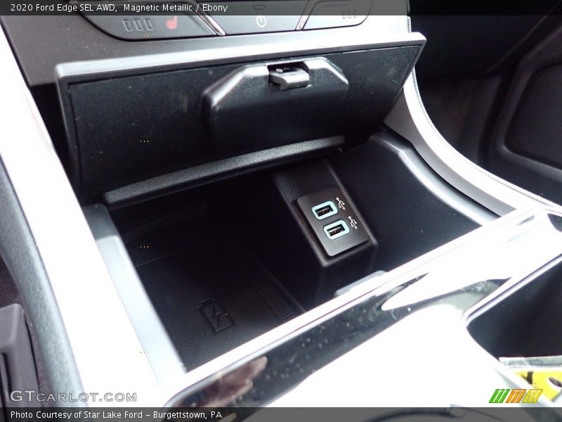 Magnetic Metallic / Ebony 2020 Ford Edge SEL AWD