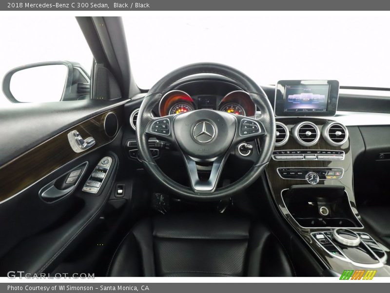 Black / Black 2018 Mercedes-Benz C 300 Sedan