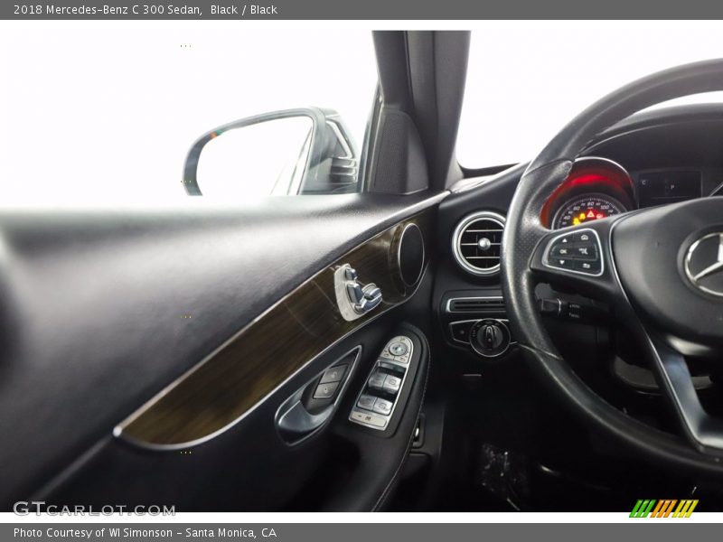 Black / Black 2018 Mercedes-Benz C 300 Sedan