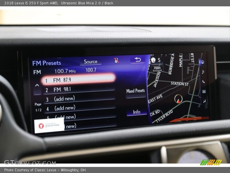 Audio System of 2018 IS 350 F Sport AWD