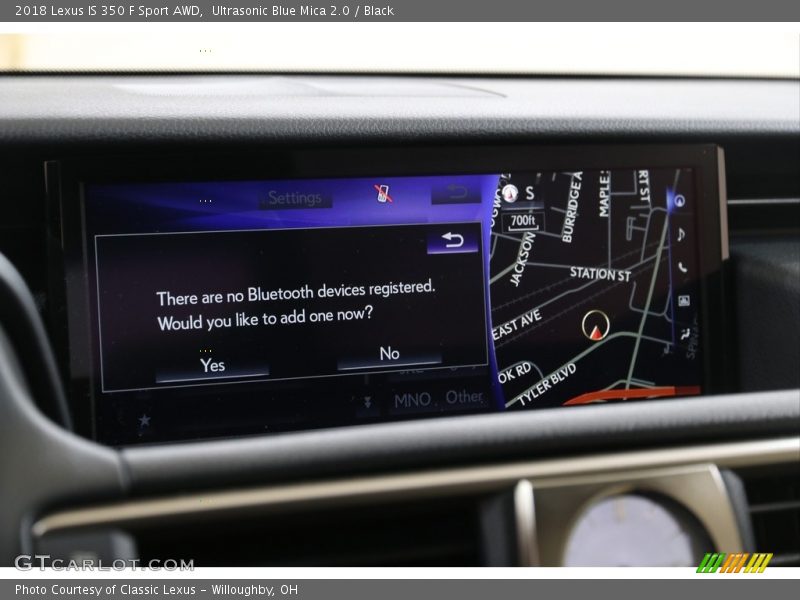 Ultrasonic Blue Mica 2.0 / Black 2018 Lexus IS 350 F Sport AWD