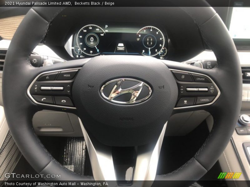 Becketts Black / Beige 2021 Hyundai Palisade Limited AWD