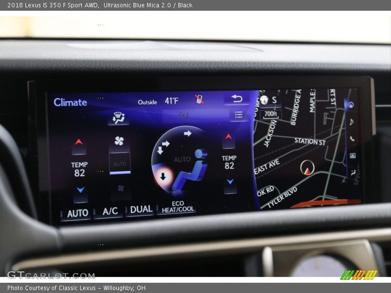 Controls of 2018 IS 350 F Sport AWD