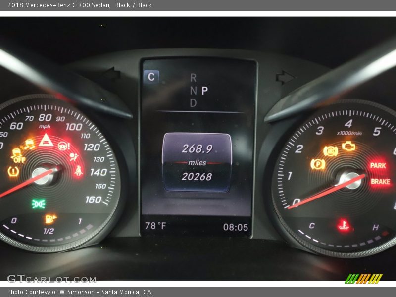 Black / Black 2018 Mercedes-Benz C 300 Sedan