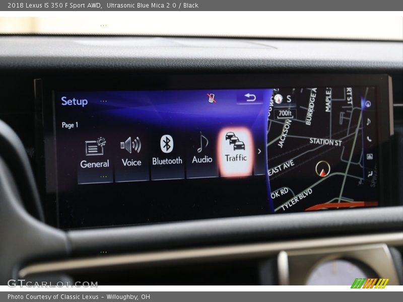 Ultrasonic Blue Mica 2.0 / Black 2018 Lexus IS 350 F Sport AWD